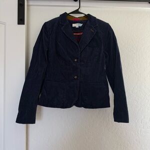 Boden Navy Corduroy Blazer Women’s Classic Preppy Old Money Academia Fall Jacket